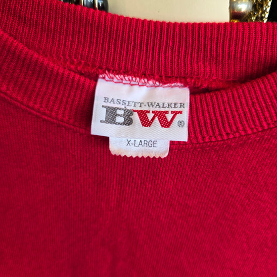IBR Red Crewneck XL - PopRock Vintage. The cool quotes t-shirt store.