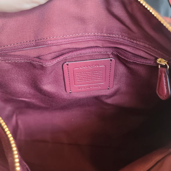 COACH Maroon Crossbody #f36675 - PopRock Vintage. The cool quotes t-shirt store.