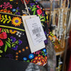 STEPHANIE DAWN NWT  Black and Floral Handbag - PopRock Vintage. The cool quotes t-shirt store.