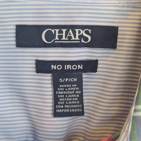 CHAPS Blue/Pink Plaid Button Down S - PopRock Vintage. The cool quotes t-shirt store.