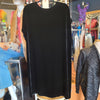 JWLA JOHNNY WAS Black Velvet Embroidered Dress XL - PopRock Vintage. The cool quotes t-shirt store.