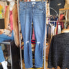 PAIGE Distressed Regular Wash Jeans 2 - PopRock Vintage. The cool quotes t-shirt store.