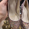 NINE WEST Rainbow Glitter High Heels *SALVAGE* 7 - PopRock Vintage. The cool quotes t-shirt store.
