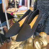 KATLIU Black Pointed Toe Flats 43 - PopRock Vintage. The cool quotes t-shirt store.