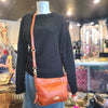 BRAHMIN Spiced Orange Crossbody - PopRock Vintage. The cool quotes t-shirt store.