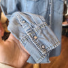 MERONA Denim Shirt w. Pearl Snaps S - PopRock Vintage. The cool quotes t-shirt store.