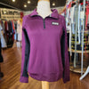 VS PINK Burgundy Quarter Zip Athletic Shirt S - PopRock Vintage. The cool quotes t-shirt store.