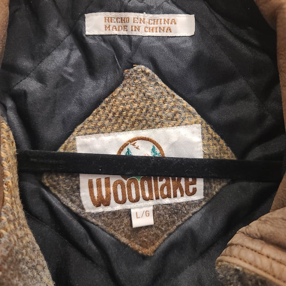 VINTAGE WOODLAKE Wool Jacket L - PopRock Vintage. The cool quotes t-shirt store.