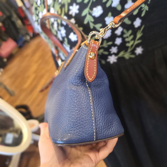 DOONEY & BOURKE Blue Mini All Weather Crossbody - PopRock Vintage. The cool quotes t-shirt store.