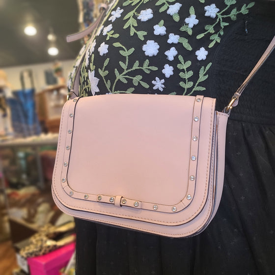 KATE SPADE Pink Rhineatone Crossbody bag *AS IS* - PopRock Vintage. The cool quotes t-shirt store.