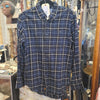NORTHWEST TERRITORY Blue/Tan Flannel S - PopRock Vintage. The cool quotes t-shirt store.