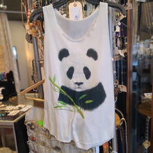 CHERI White Panda Tank S - PopRock Vintage. The cool quotes t-shirt store.