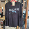 NEXT LEVEL Black Ocean Life Tee L - PopRock Vintage. The cool quotes t-shirt store.