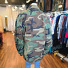 US MILITARY Camo Jacket w. Medical Patch XL - PopRock Vintage. The cool quotes t-shirt store.