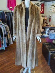  VINTAGE "Karabellas" Full Length Fur Coat - PopRock Vintage. The cool quotes t-shirt store.