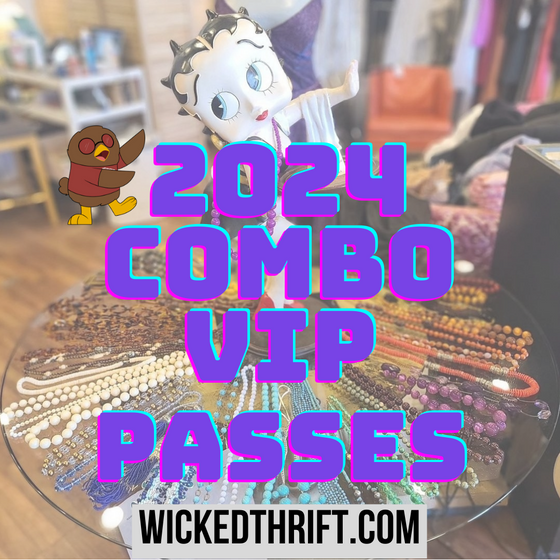 2024 Combo VIP Pass - PopRock Vintage. The cool quotes t-shirt store.