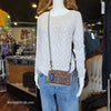 KAVU Brown Pattern Crossbody