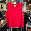 EAST 5TH Red Knit Sleeveless Top 3X
