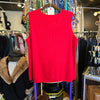 EAST 5TH Red Knit Sleeveless Top 3X