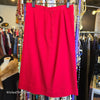 VINTAGE Red Skirt XS