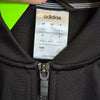 ADIDAS Black Zip Up Jacket L
