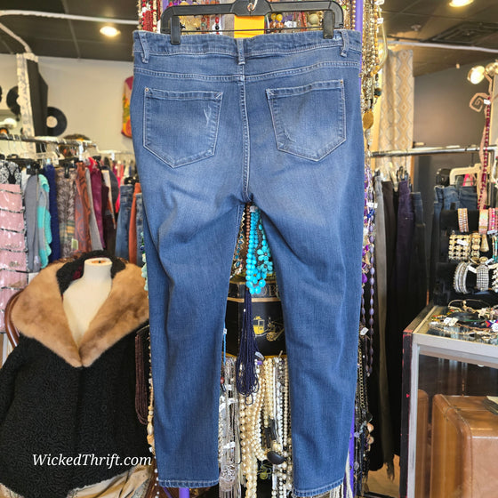 KENSIE Regular Wash Skinny Jeans 14