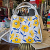 KATE SPADE White/Yellow Floral Bag