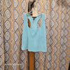 VS ON POINT Turquoise Terry Cloth Crop Tank M - PopRock Vintage. The cool quotes t-shirt store.
